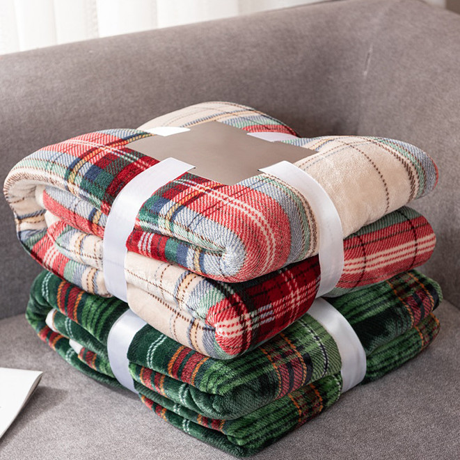 Christmas New Design Flannel Sherpa Blanket