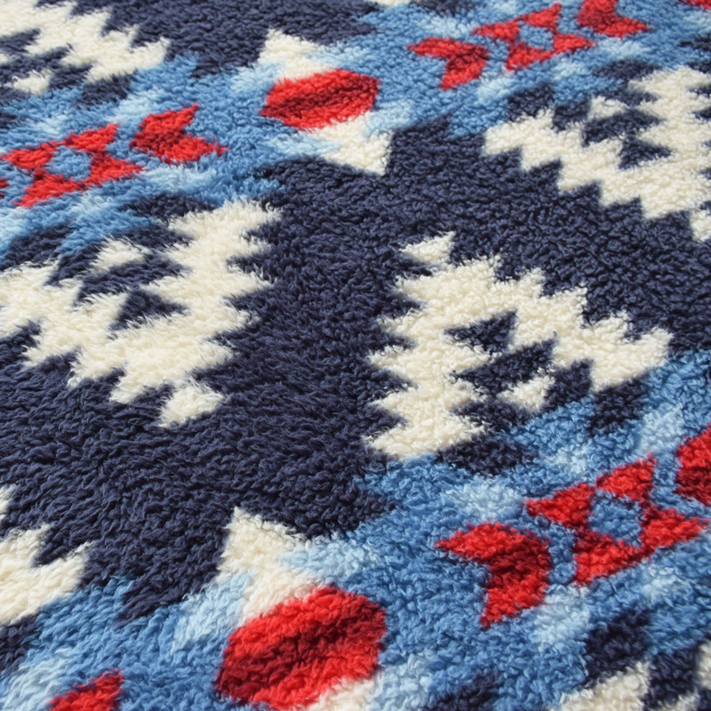 Customized Printed Shu Velveteen Sherpa Knitted Fleece Blanket