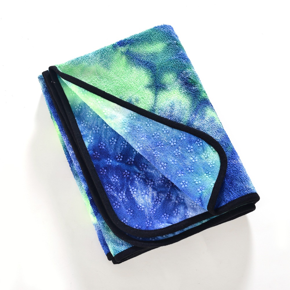 Microfiber Eco-friendly Non-slip Towel Foldable Yoga Mat Sports Drape